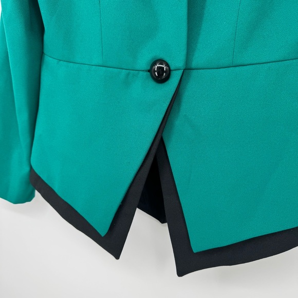 90’s Vintage Blazers by Vanessa Leigh in Teal Green Size 10 - Picture 4 of 7